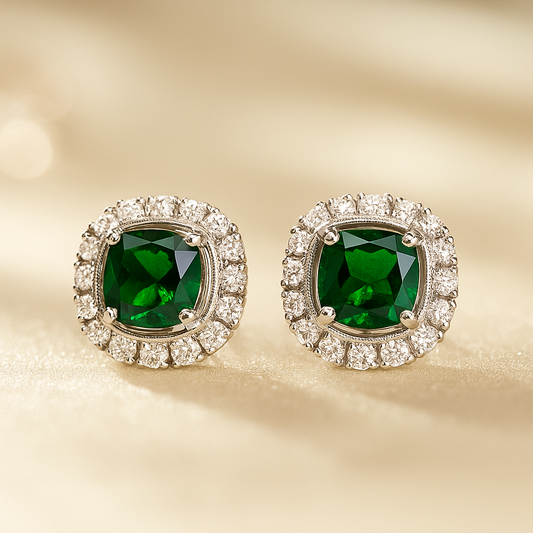 Emerald earrings