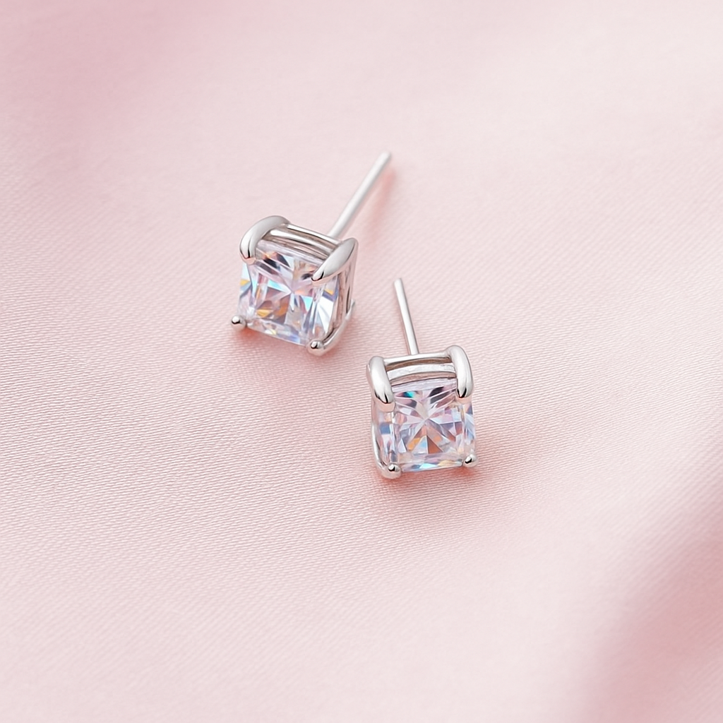Silver Stud Earrings