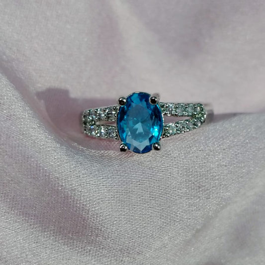Bella Sky Blue Ring